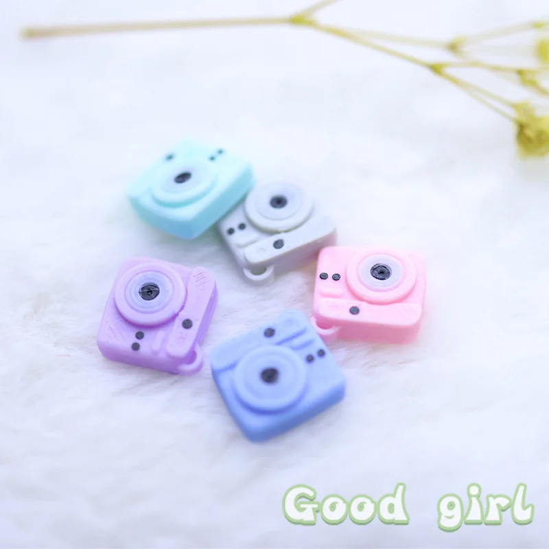 Pastel Blue Miniature Camera for Dollhouses 2 Pastel Blue Miniature Camera for Dollhouses - Image 2