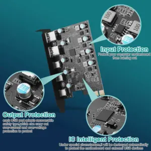 PCIe USB Expansion Card with 5 Ports 9 Sbac3095683da4ae8ae61f5bb51a6810fK