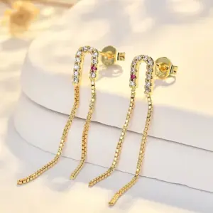 925 Silver Semi-Circular Tassel Earrings 10 Sbacddd58d9a94ddba0085275ab76ec0bF