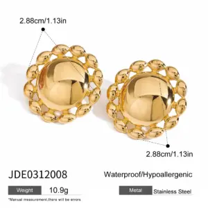 Stainless Steel Sun Earrings for Women 14 Sbae1c7e838384deda5eb58901a977360X