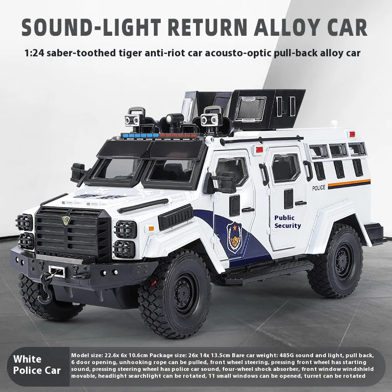 Ford F550 Sabertooth 1:24 Diecast Model with Lights 9 Ford F550 Sabertooth 1:24 Diecast Model with Lights - Image 9