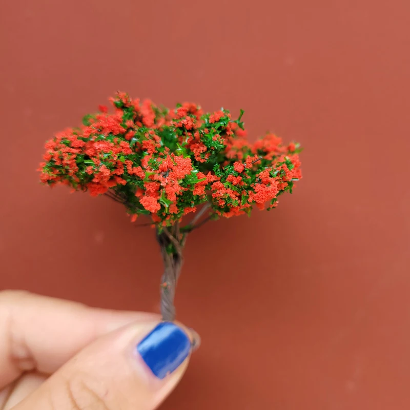 Vibrant 65mm Miniature Trees Set for Dioramas 2 Vibrant 65mm Miniature Trees Set for Dioramas - Image 2