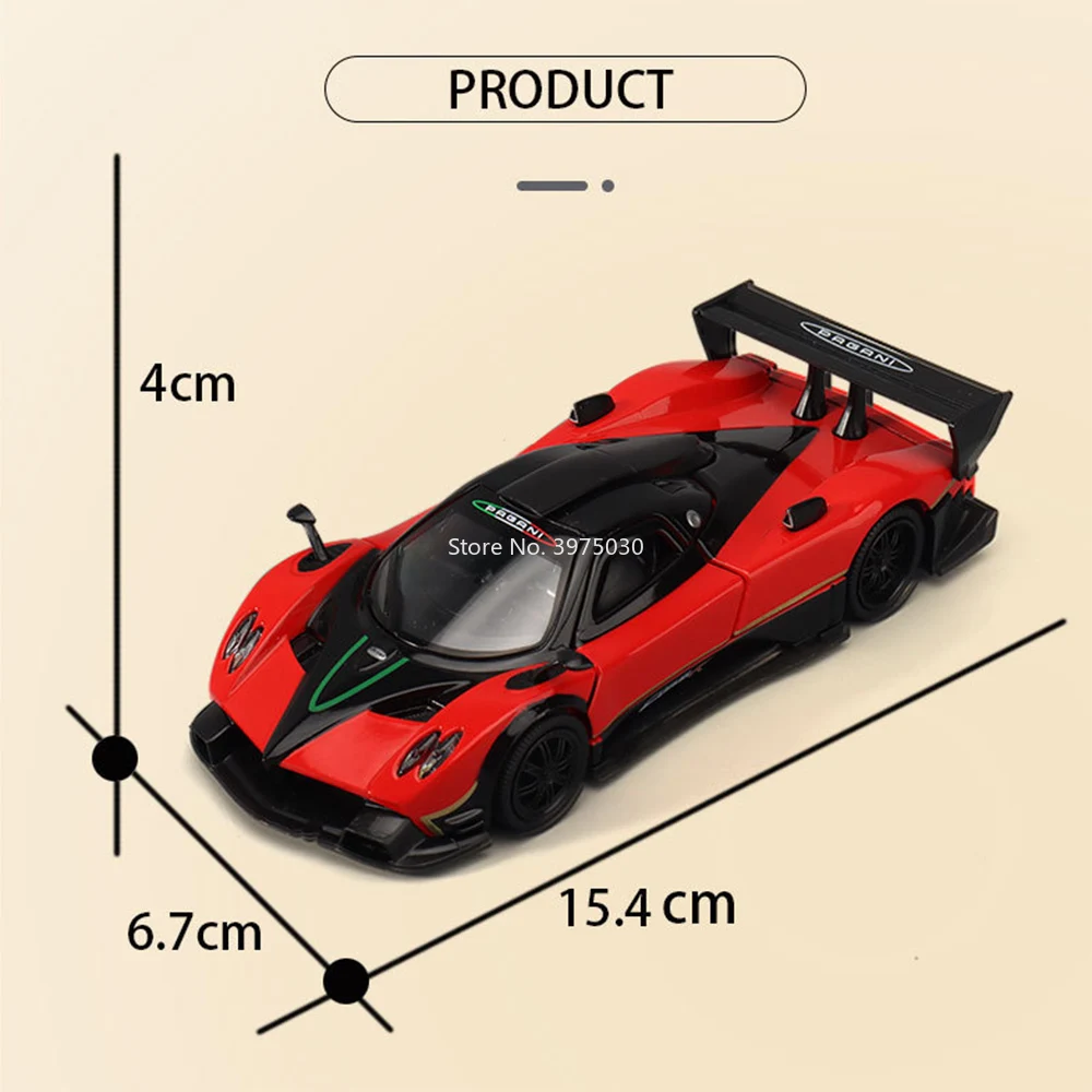 1:32 Pagani Zonda R Diecast Model 2 1:32 Pagani Zonda R Diecast Model - Image 2