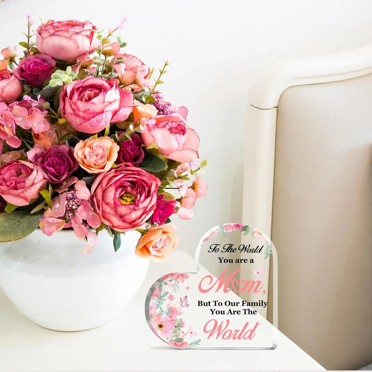 Love Mom Decorative Sign 4 Love Mom Decorative Sign - Image 4