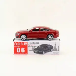 Red Audi A7 Diecast Model Car 1:43 Scale