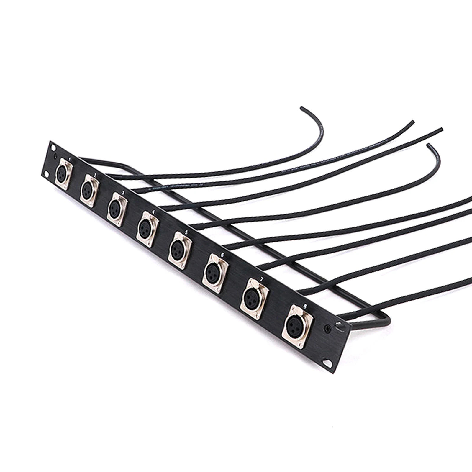 Professional 8-Port XLR Patch Panel for Audio Systems 8 Professional 8-Port XLR Patch Panel for Audio Systems - Image 8