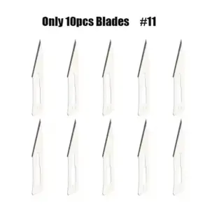 Titanium Alloy Mini Folding Scalpel with 10 Blades 16 Sbb3fa6027bd64af2aa7522c446c30656D