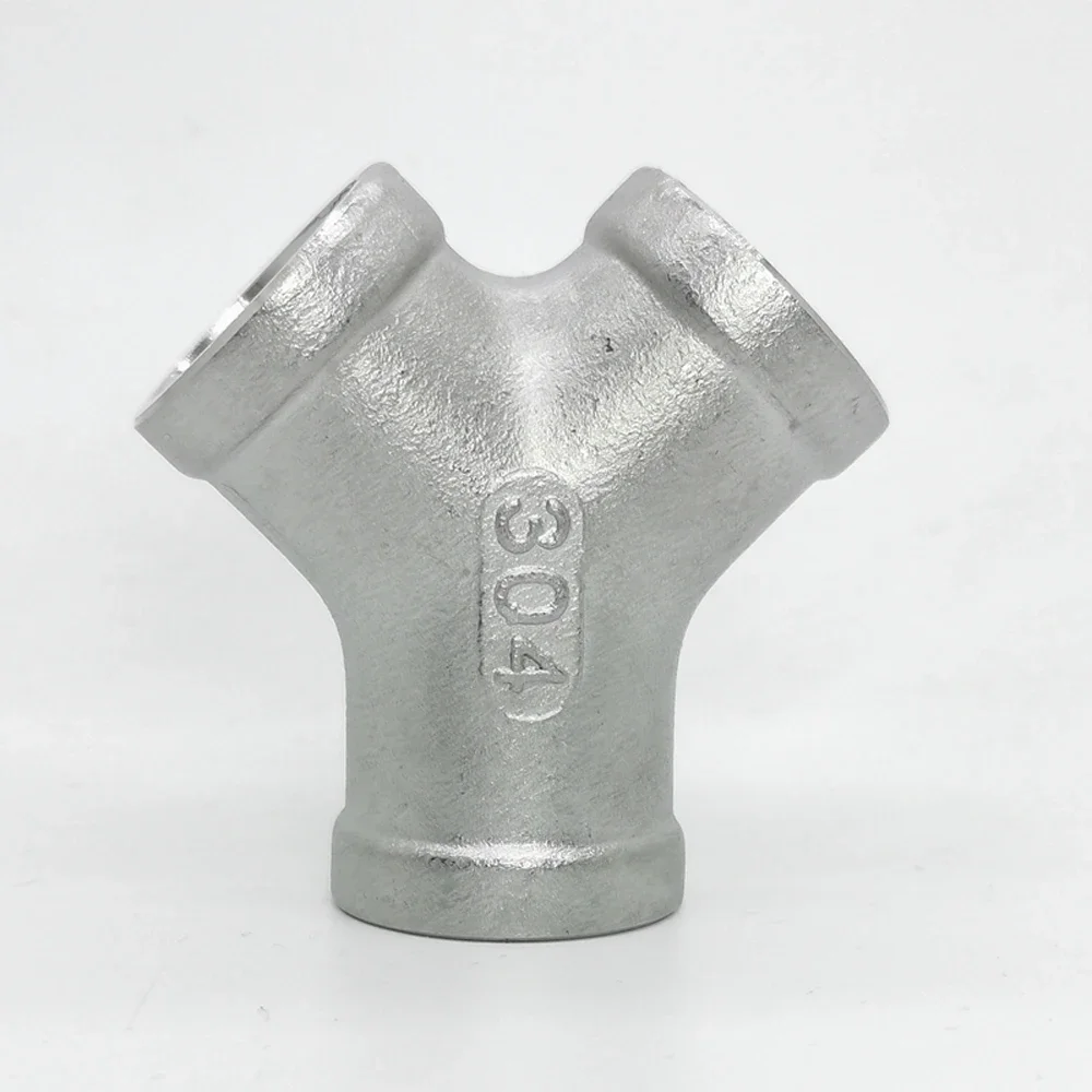 304 Stainless Steel Y-Shaped Plumbing Fitting 7 304 Stainless Steel Y-Shaped Plumbing Fitting - Image 7