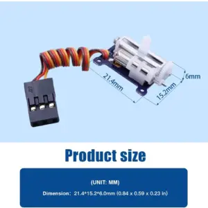 1.5g Micro RC Servo with 9mm Stroke 11 Sbb6c49372dcd49baa879e2f2721332e1l