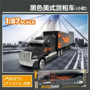 1:87 Alloy Cargo and Oil Tanker Truck Set 17 Sbb70ca1897064189a95a0f52ba06dc16v