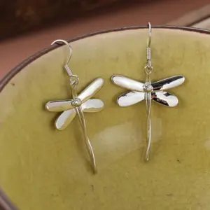 Vintage Silver Dragonfly Earrings for Women 11 Sbb8790cadc6e470695761b4093a015c9Z