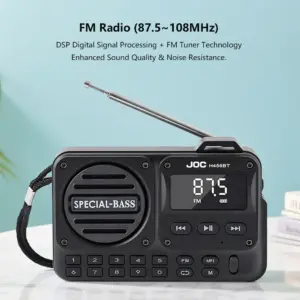 Portable Black FM Radio Bluetooth Speaker 10 Sbbb3a44396274b41ab9c43fb42cf55ccW 1