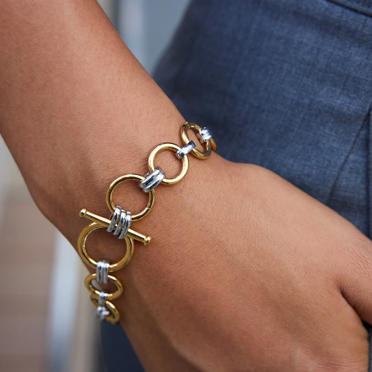 Stainless Steel Women's Bracelet JDB2407008 2 Stainless Steel Women's Bracelet JDB2407008 - Image 2