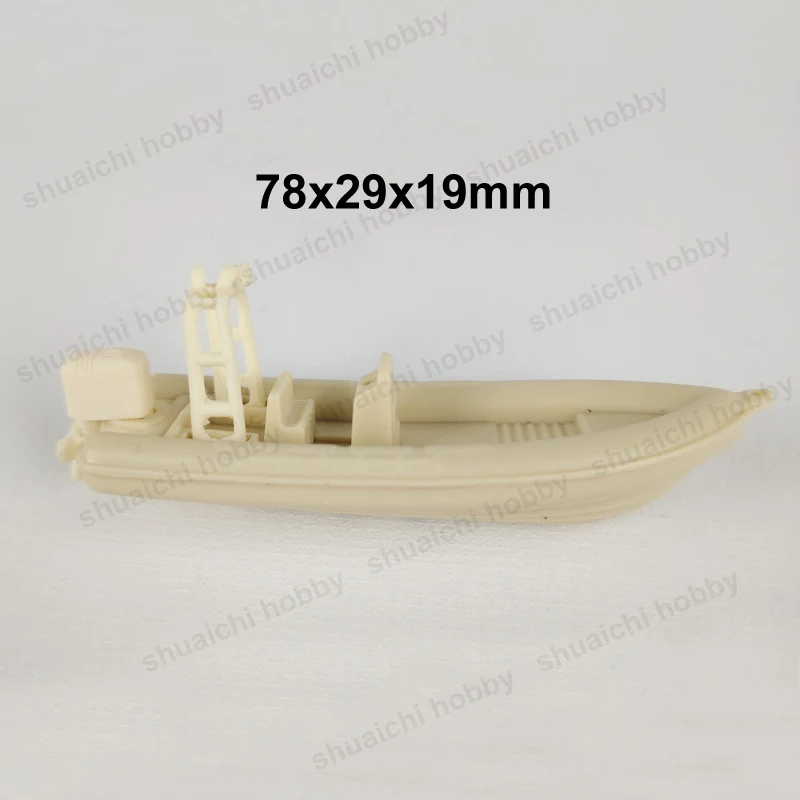 Resin Assault Boat Model Set (5 pcs) 4 Resin Assault Boat Model Set (5 pcs) - Image 4