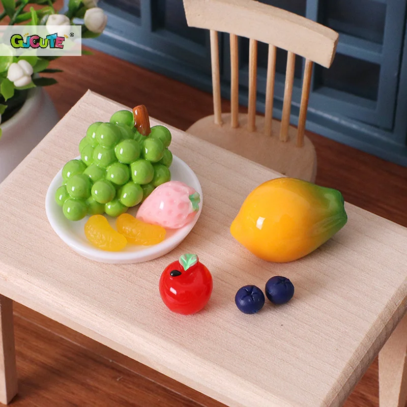 Miniature Resin Fruit Set for Dollhouses 3 Miniature Resin Fruit Set for Dollhouses - Image 3