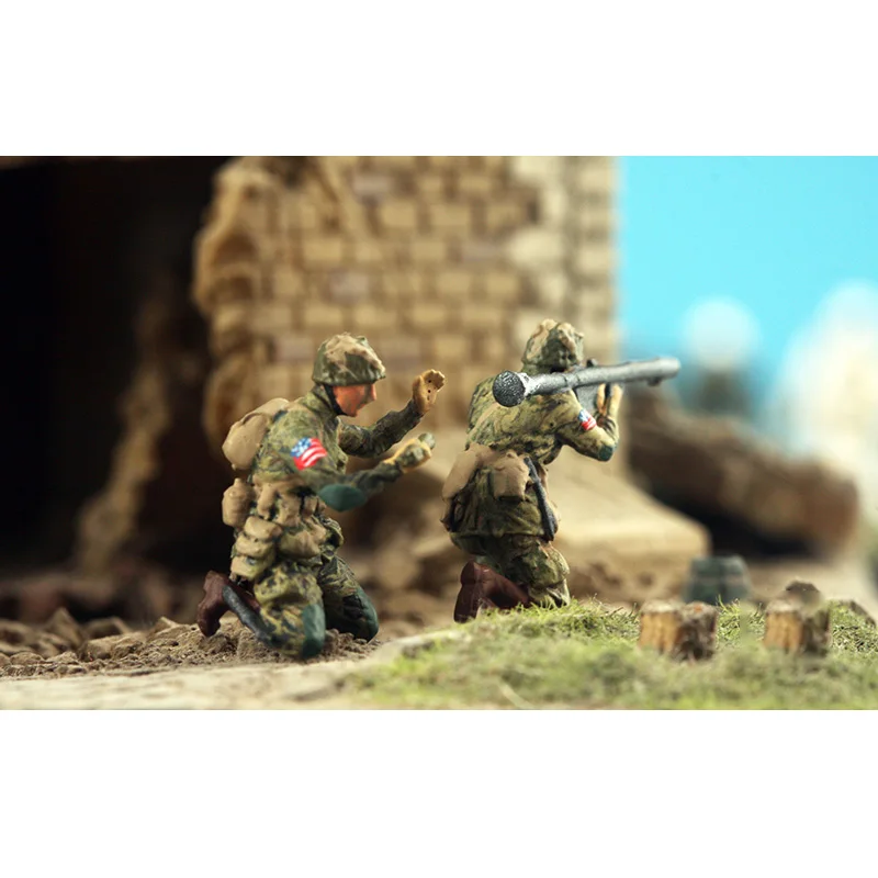 US Anti-Tank Team Diorama 1:72 Scale Resin 2 US Anti-Tank Team Diorama 1:72 Scale Resin - Image 2