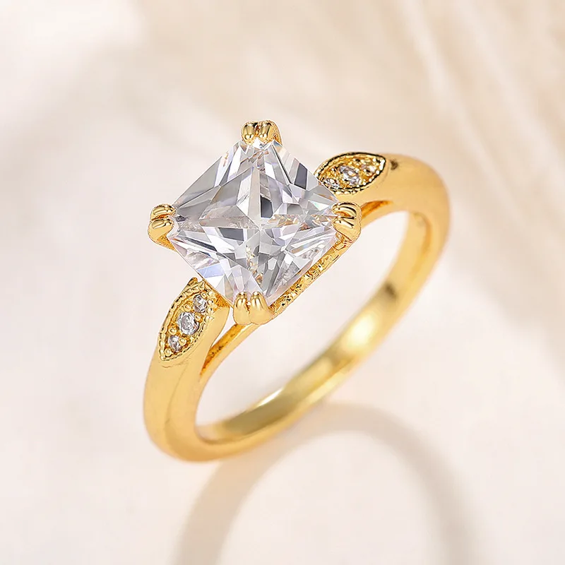 Vintage Geometric Punk Ring with Cubic Zirconia 7 Vintage Geometric Punk Ring with Cubic Zirconia - Image 7