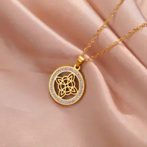 Elegant Witch Knot Necklace for Women 11 Sbc651e75ee0048a8a57b195f176707c0Z