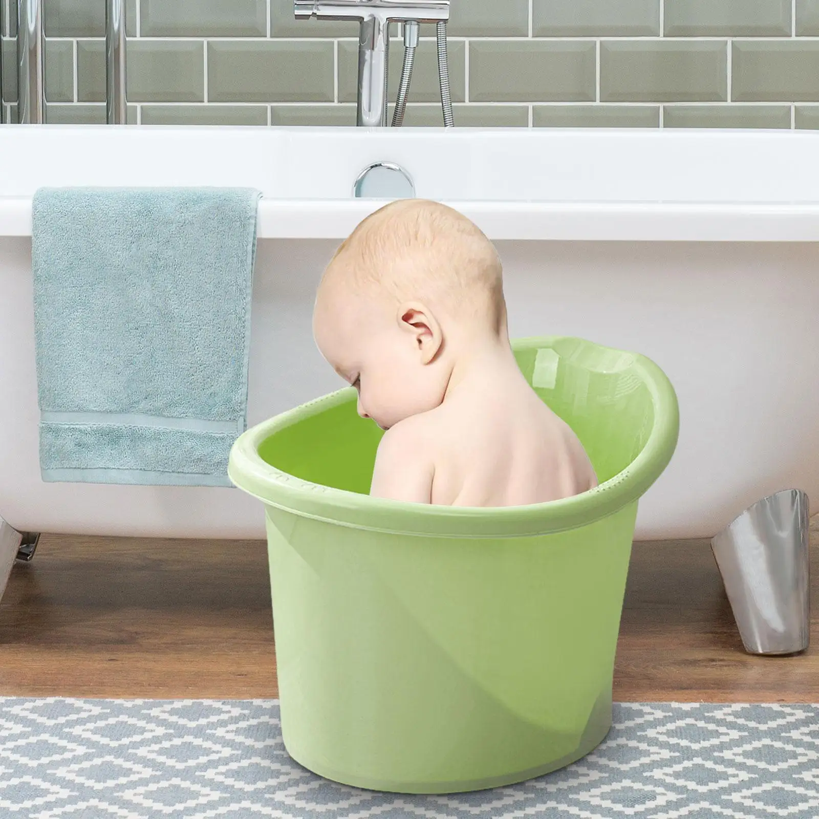 Child-Friendly Baby Bath Tub with Support 7 Child-Friendly Baby Bath Tub with Support - Image 7