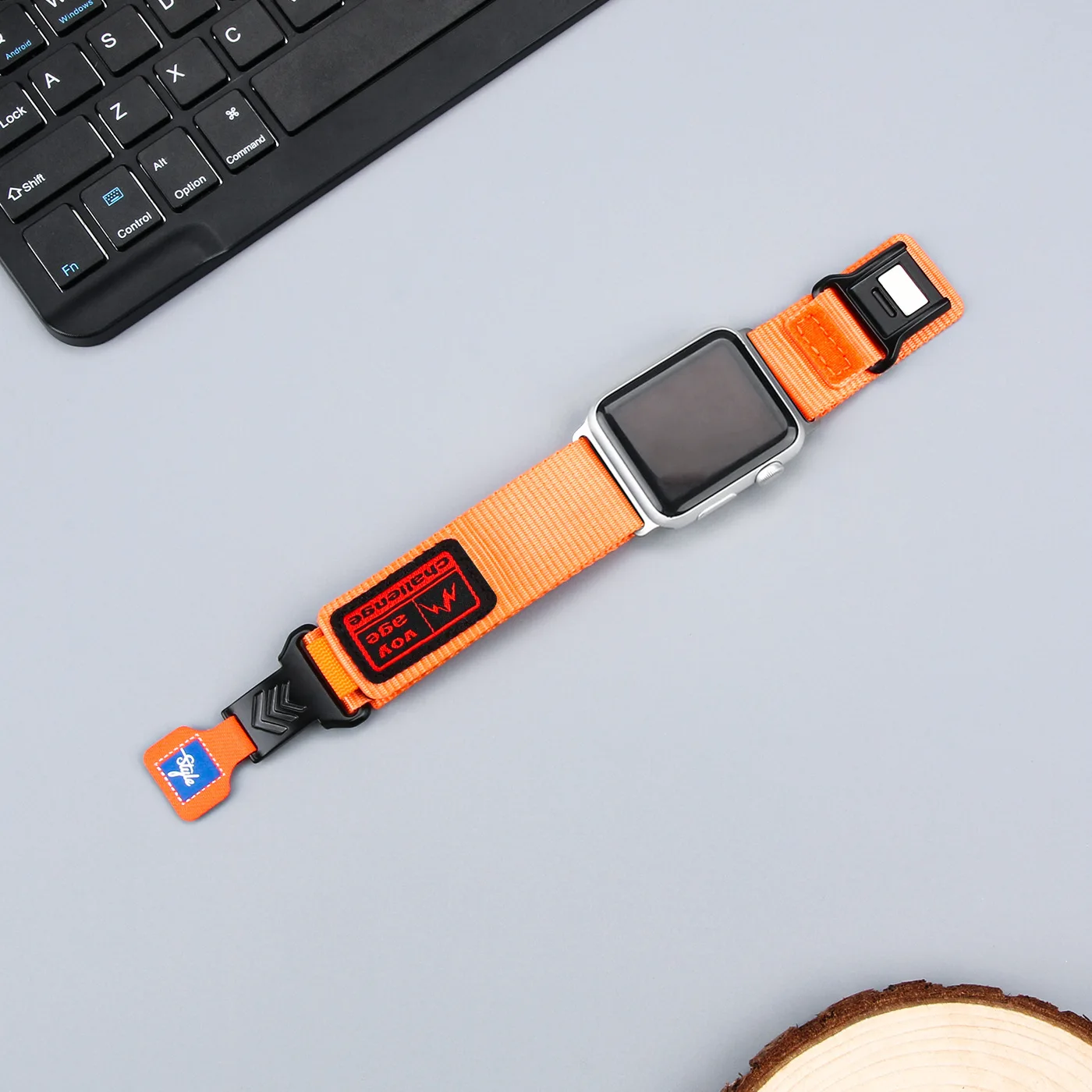Vibrant Nylon Watch Strap for Apple Watch Models 10 Vibrant Nylon Watch Strap for Apple Watch Models - Image 10