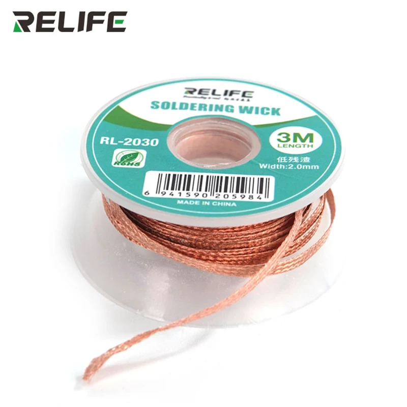 Desoldering Wick 3M x 2.0mm Copper Solder Braid 4 Desoldering Wick 3M x 2.0mm Copper Solder Braid - Image 4