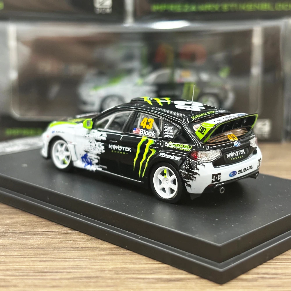 White Subaru Impreza WRX STI Rally Car Model 1:64 4 White Subaru Impreza WRX STI Rally Car Model 1:64 - Image 4