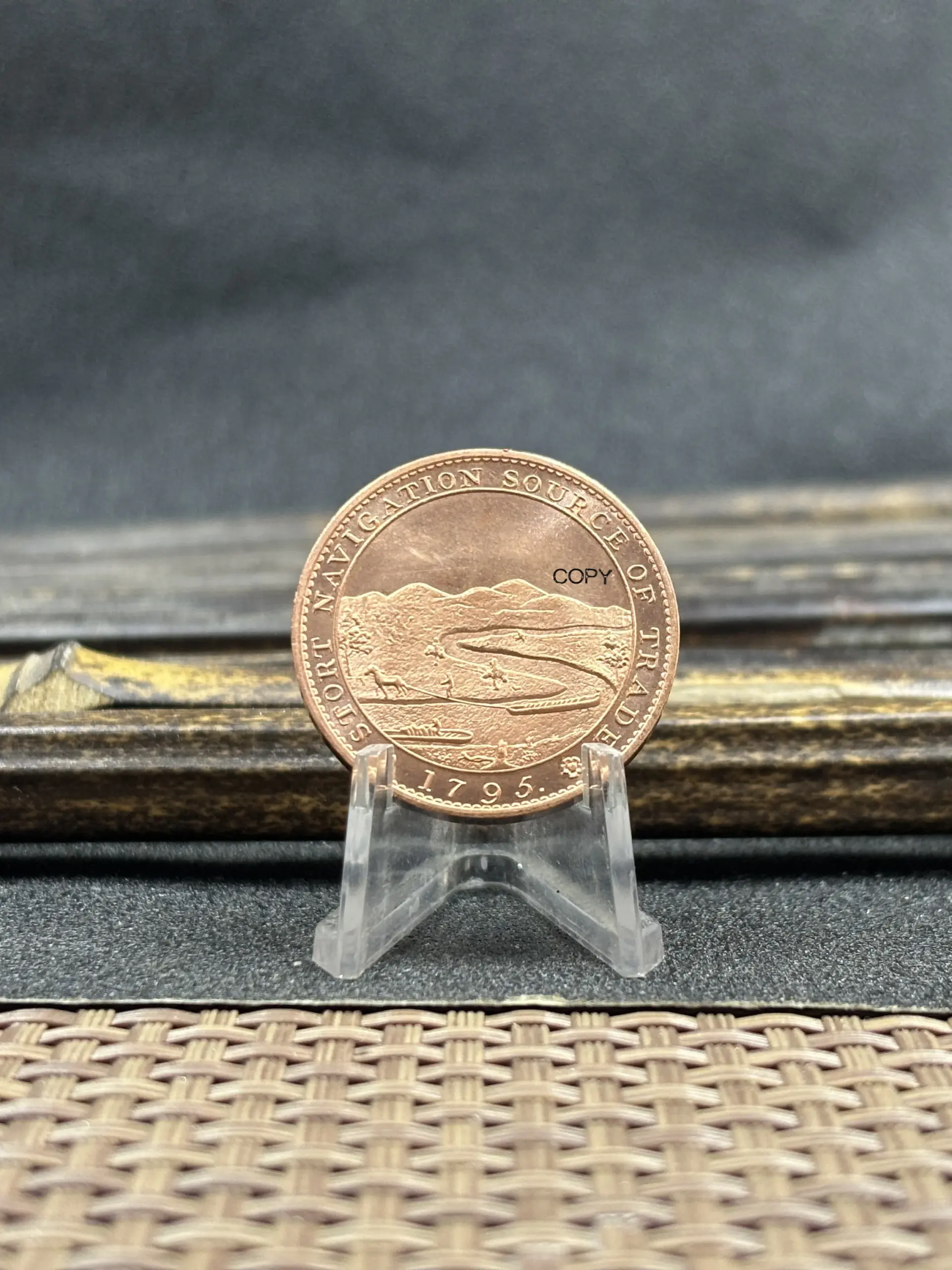 Vintage UK 1795 Half Penny Replica Coin 3 Vintage UK 1795 Half Penny Replica Coin - Image 3