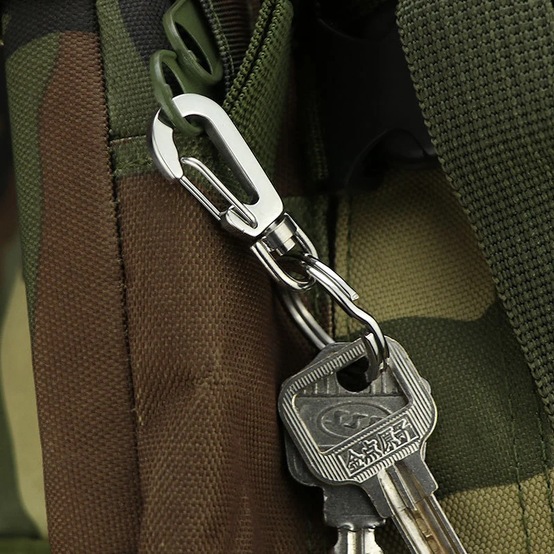 Mini Zinc Alloy Spring Backpack Clasp for Keys and Gadgets 4 Mini Zinc Alloy Spring Backpack Clasp for Keys and Gadgets - Image 4