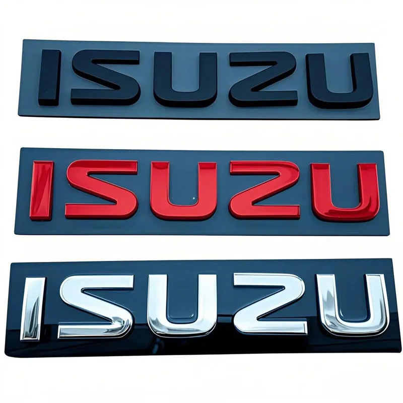 ISUZU D-MAX Rear Emblem Badge Set in Multiple Finishes 4 ISUZU D-MAX Rear Emblem Badge Set in Multiple Finishes - Image 4