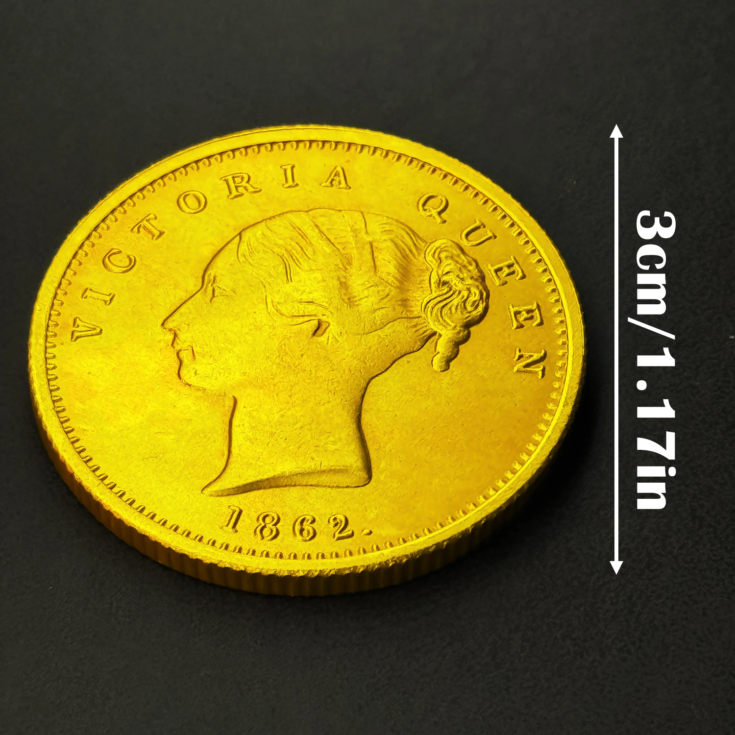 Victorian Queen Victoria Copper Coin 30mm 4 Victorian Queen Victoria Copper Coin 30mm - Image 4