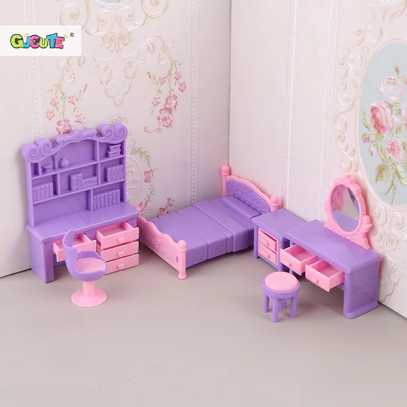 Vintage Pastel Dollhouse Miniature Furniture Set 5 Vintage Pastel Dollhouse Miniature Furniture Set - Image 5