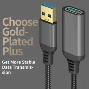 Nylon Braided USB 3.0 Extension Cable 3m 10 Sbce5b2fd4da644c9be0a2ec753f596cah