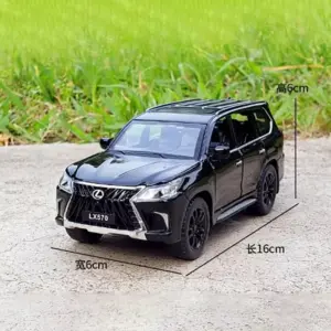 Black Diecast SUV Model 1/32 Scale