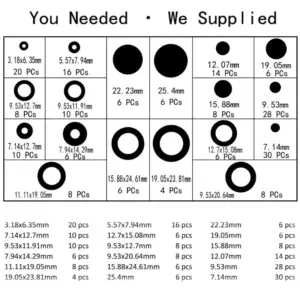 Assorted Rubber Grommet Set for Wires and Cables 7 Sbcf198f19afe4ebe977c8662e8095e66W