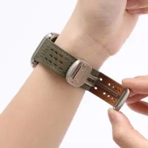 Breathable Leather Strap for Apple Watch Models 11 Sbd0b006f52b840a28edb92cc2b364ff2q