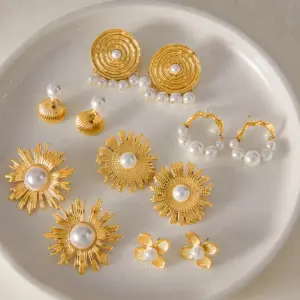 Stainless Steel Pearl Earrings U-Shape Model JDE2311061 13 Sbd0b26802c6841179f75df18b44993e3j