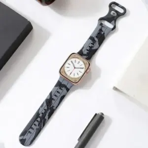 Camouflage Silicone Watch Strap for Apple Watch 16 Sbd244e0998d848ec9a9266bc55f849a9e