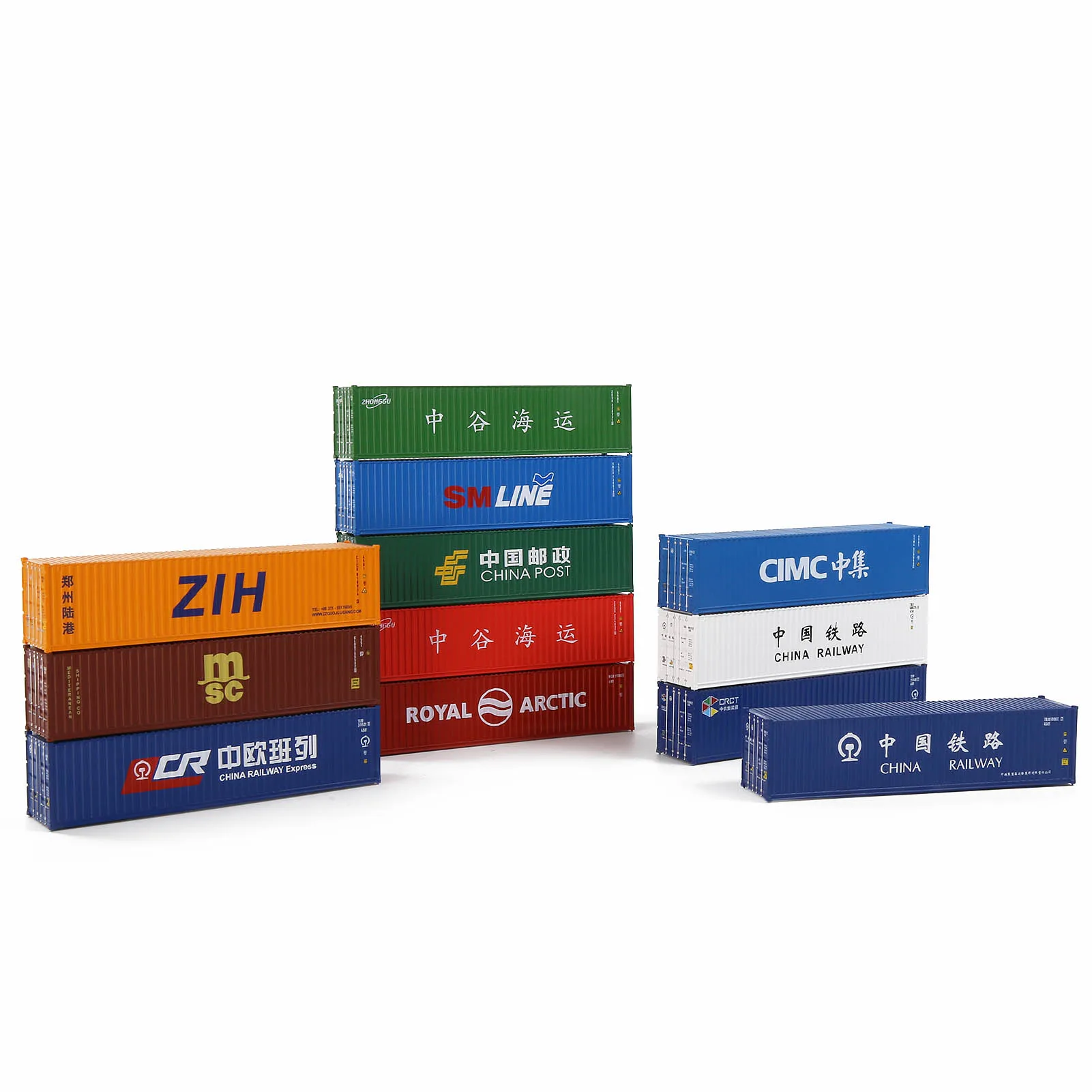 40ft N Scale Shipping Container with Logos 1 40ft N Scale Shipping Container with Logos