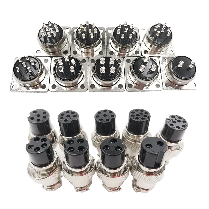 Square GX16 Aviation Connector 2-10 Pins 6 Square GX16 Aviation Connector 2-10 Pins - Image 6