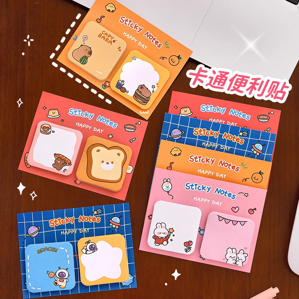 Colorful Cartoon Sticky Notes Set with Animal Designs 5 Colorful Cartoon Sticky Notes Set with Animal Designs - Image 5