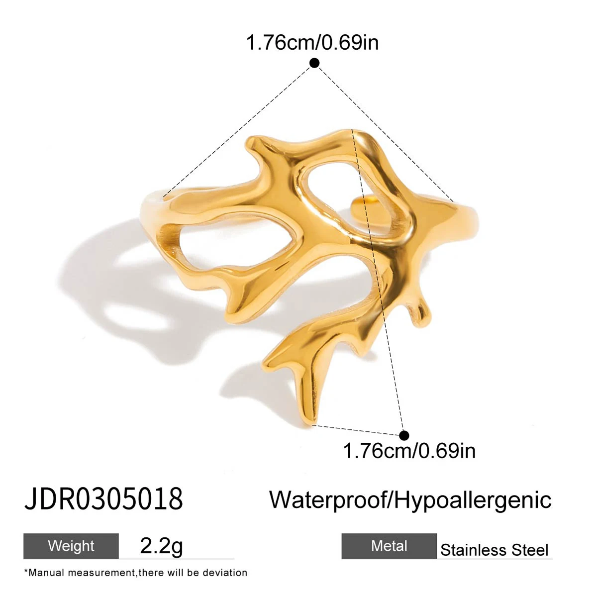 Ocean-Inspired Stainless Steel Adjustable Rings 8 Ocean-Inspired Stainless Steel Adjustable Rings - Image 8