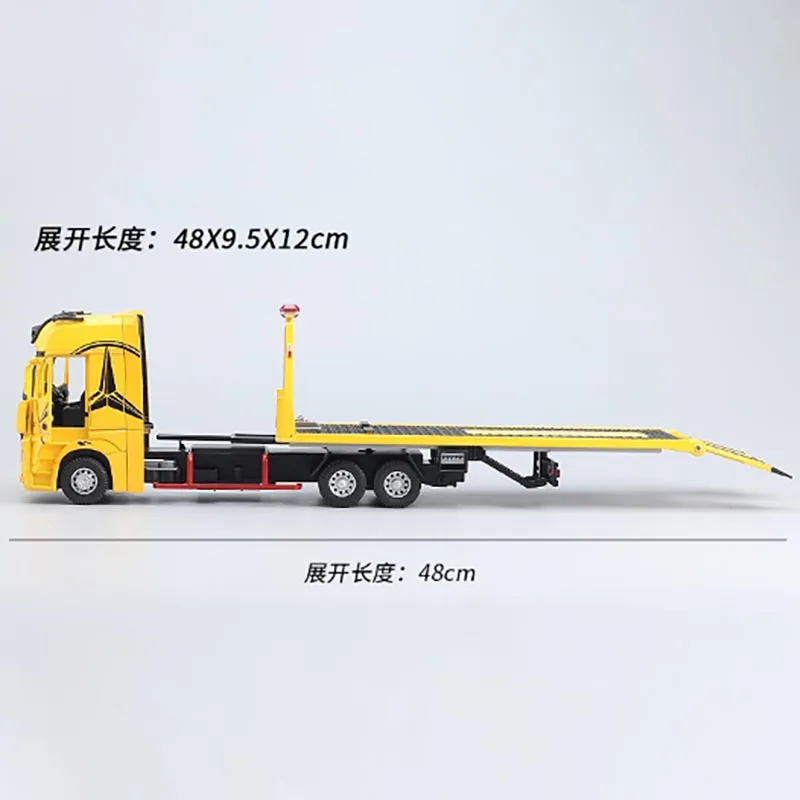 Vibrant 1/24 Scale Diecast Flatbed Truck 4 Vibrant 1/24 Scale Diecast Flatbed Truck - Image 4