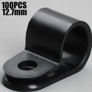 100-Pack Nylon P Cable Clips for Organization 19 Sbda5b8f176fe4f998aa35da80cf5a060K