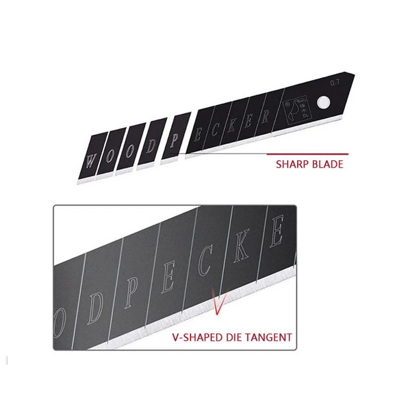 10-Pack SK5 Steel Snap-Off Blades for Utility Knives 4 10-Pack SK5 Steel Snap-Off Blades for Utility Knives - Image 4