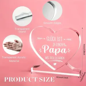 Heart-Shaped Acrylic Dad Gift with Stand 8 Sbdf6db2652214d029e495cc7b63ab1daW