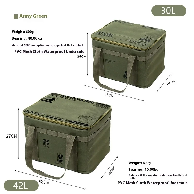 Outdoor Camping Storage Bag 30-42L Waterproof Durability 9 Outdoor Camping Storage Bag 30-42L Waterproof Durability - Image 9