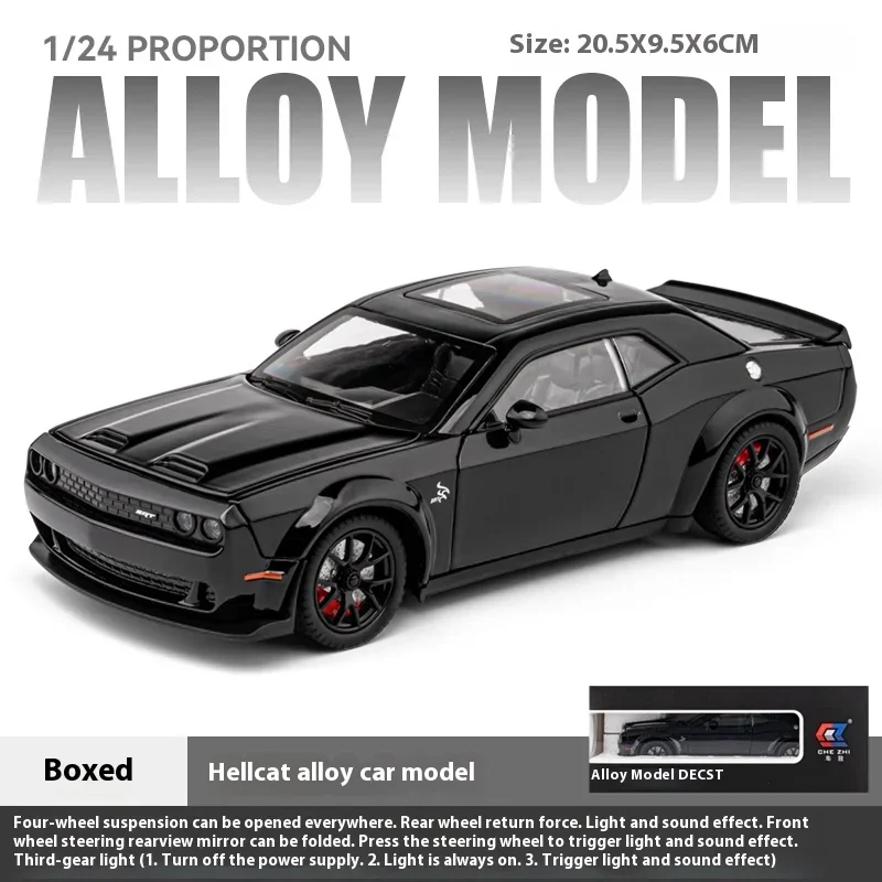 1:24 Scale Dodge Challenger SRT Hellcat Redeye Model 7 1:24 Scale Dodge Challenger SRT Hellcat Redeye Model - Image 7