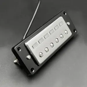 Mini LP Humbucker Pickup with Brass Cover 8 Sbe0722aa590b4a56ac9dc72a3fcbfe3eT