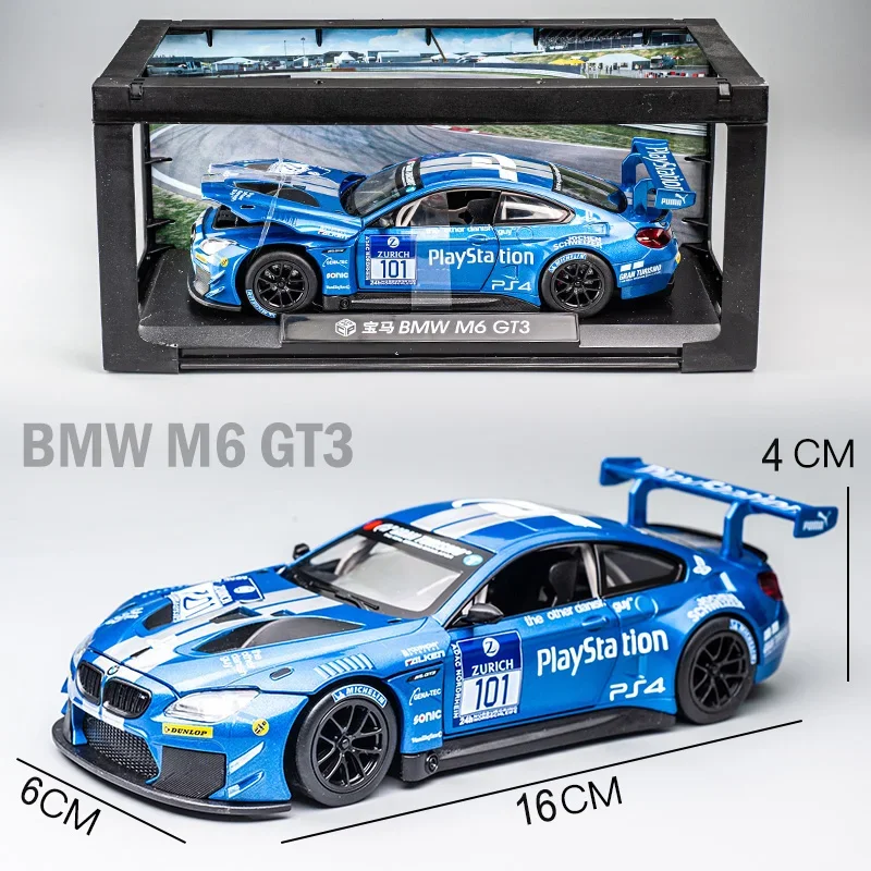 BMW M6 GT3 1:32 Scale Die-Cast Model 6 BMW M6 GT3 1:32 Scale Die-Cast Model - Image 6