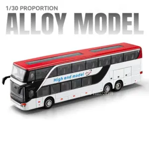 Blue 1:30 Scale Model Bus for Collectors 16 Sbe145381b0fc42f391d0a7b905f5e308v